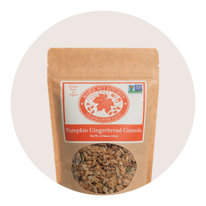 Pumpkin Gingerbread Granola (available September-March)
