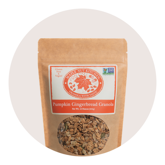 Pumpkin Gingerbread Granola (available September-March)