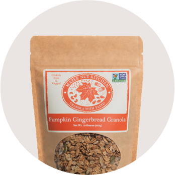 Pumpkin Gingerbread Granola (available September-March)